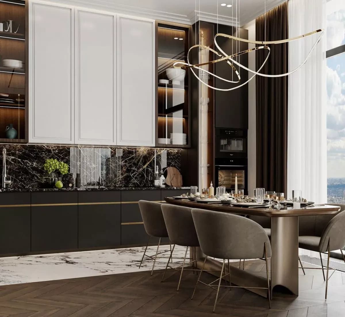 Угловые кухни на заказ по индивидуальным размерам